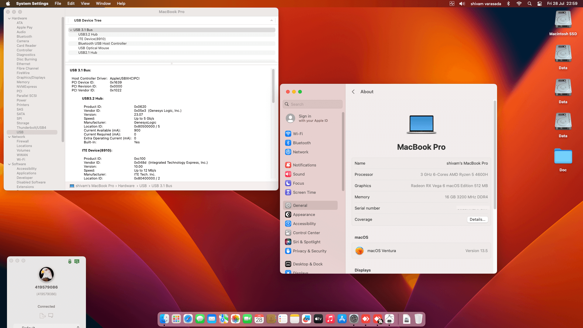 Lenovo Legion 5 15ARH05a [AMD Ryzen 5 4600H + Radeon RX Vega 6 + I2C]   OpenCore 1